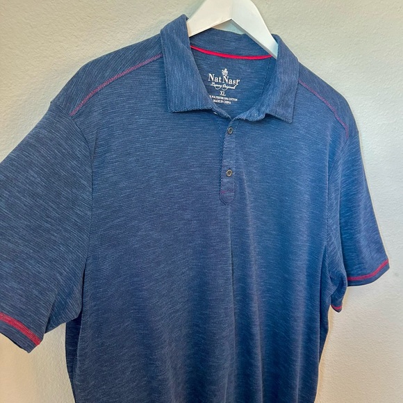 ⭐️ NAT NAST Luxury Men’s XL Polo Knit Shirt - Picture 2 of 8